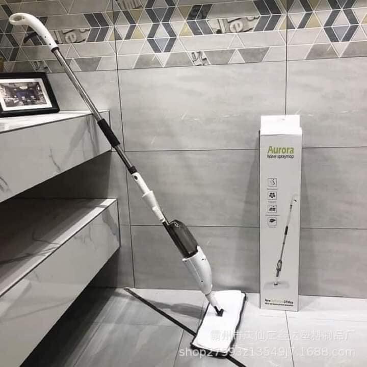 SALE[ SALE SỐC]Cây Lau Nhà Phun Nước AURORA Deerma Water Spray Mop, Chổi Lau Sàn 2 in 1 Xoay 360 độ thông minh