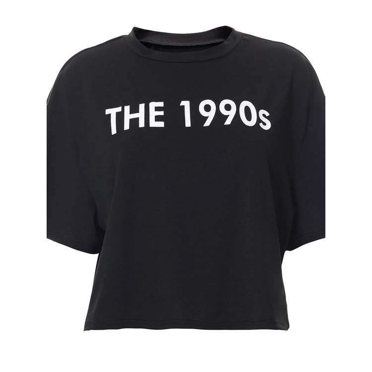 DUNEA Áo Thun Crop Top Tay Ngắn In Chữ Thời Trang Cho Nữ