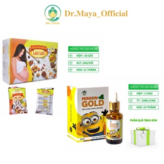 Ngũ cốc bầu lạc lạc Dr.Maya, dầu húng chanh Minion Dr.Maya