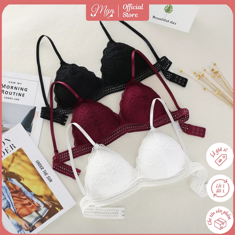 BRA REN HOA MỀM NHẸ SIÊU THOÁNG CỰC XINH 7313
