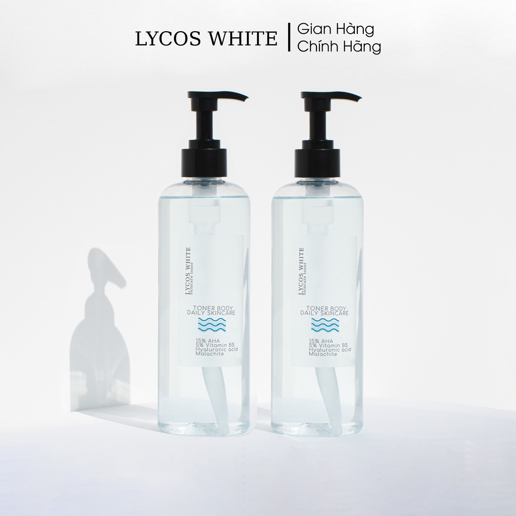 Toner Hyaluronic Acid 15% AHA Cleansing Làm Sạch Body Lycos White