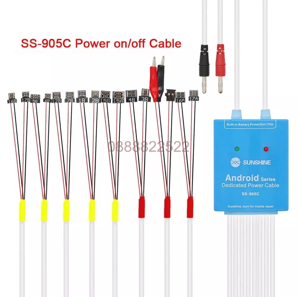 Dây cấp nguồn Android Sunshine SS-905C (16 đầu)