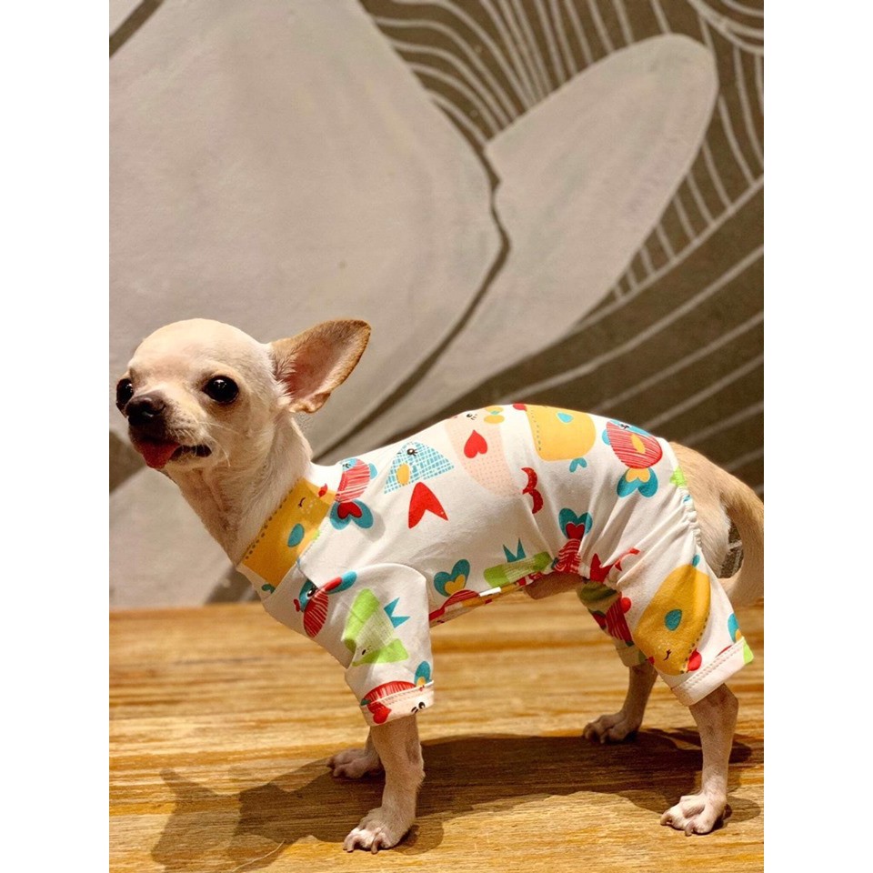 áo quần jumsuit cho chó mèo baby