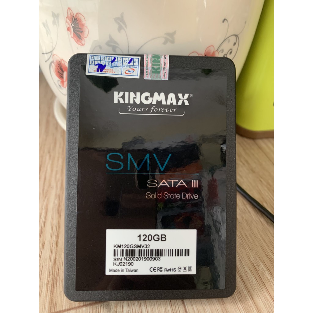 Ổ cứng SSD KINGMAX SMV32 120GB 2.5 inch SATA 3 (Đọc 500MB/s - Ghi 350MB/s) - Mới Chính hãng 36 tháng