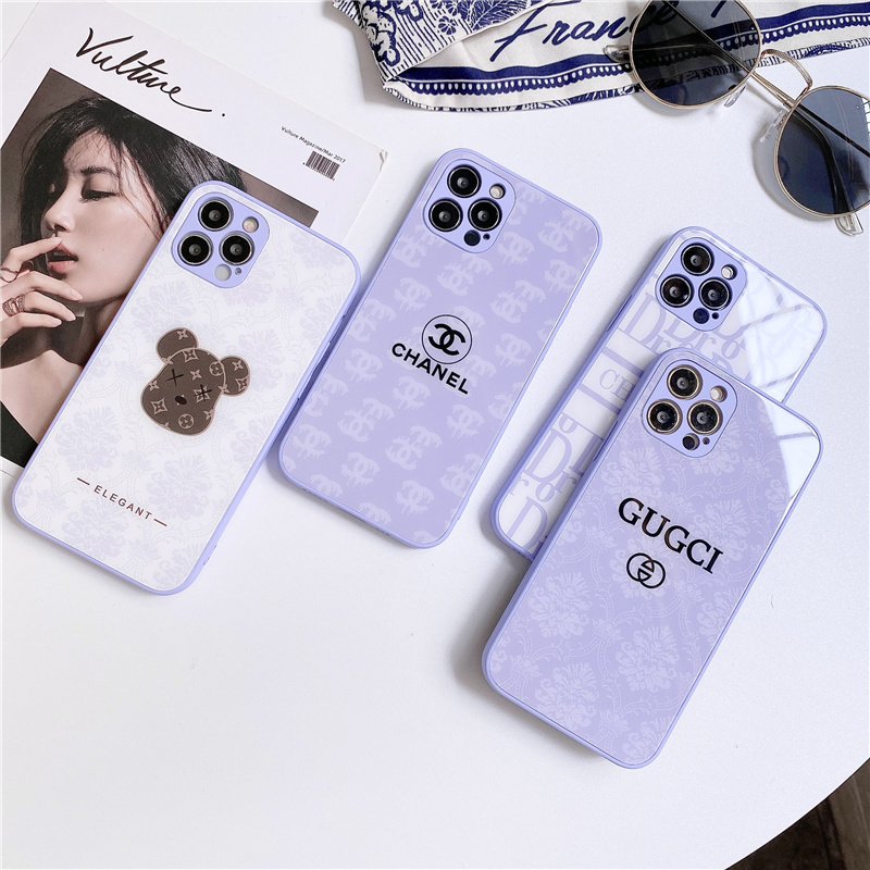 Ốp lưng điện thoại iPhone 12promax 12pro 12 11promax 11pro 11 xsmax xr x 8p 7p 7G màu tím khoai môn