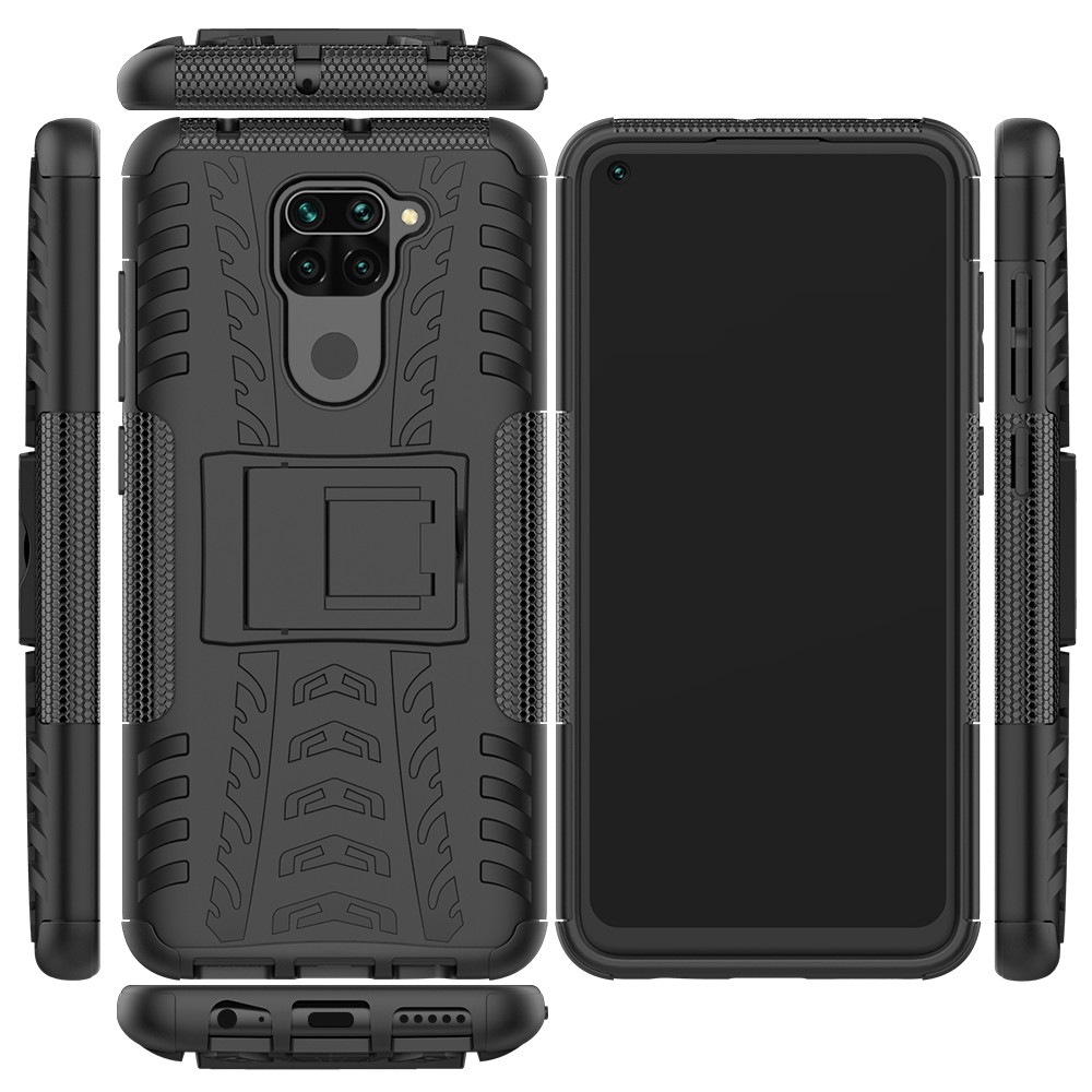 Ốp điện thoại chống sốc có thanh đỡ cho xiaomi redmi note 9 10x 4g 5g 10x pro