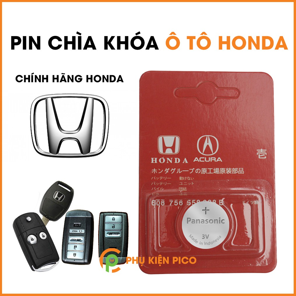 [Chính hãng] Pin chìa khóa ô tô Honda City, CRV, Civic, Accord chính hãng Honda sản xuất tại Indonesia 3V