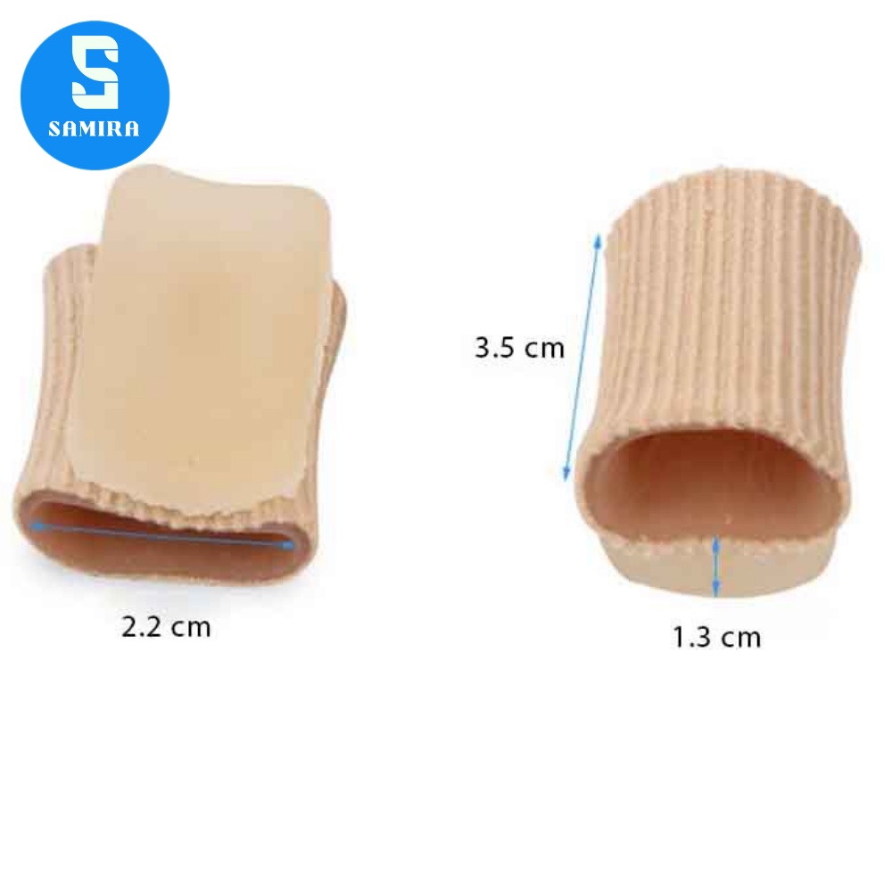 2 Dụng cụ silicon tách thẳng ngón chân cái ngón chân bị vẹo nhỏ gọn SA25