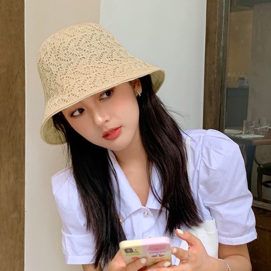 Nón Tai Bèo Chống Nắng Thoáng Khí Thời Trang Mùa Hè Cho Nữ