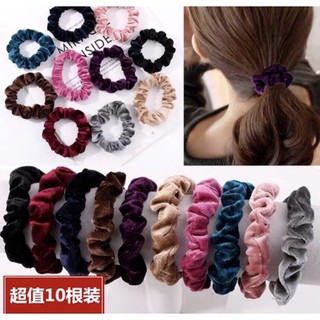 Sỉ 10 dây cột tóc nhung nhiều màu
