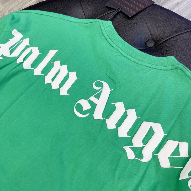 ⚡️[Hight Quality] - Oversize tee Palm Angels Green, áo thun oversize palm ag cao cấp full tag túi