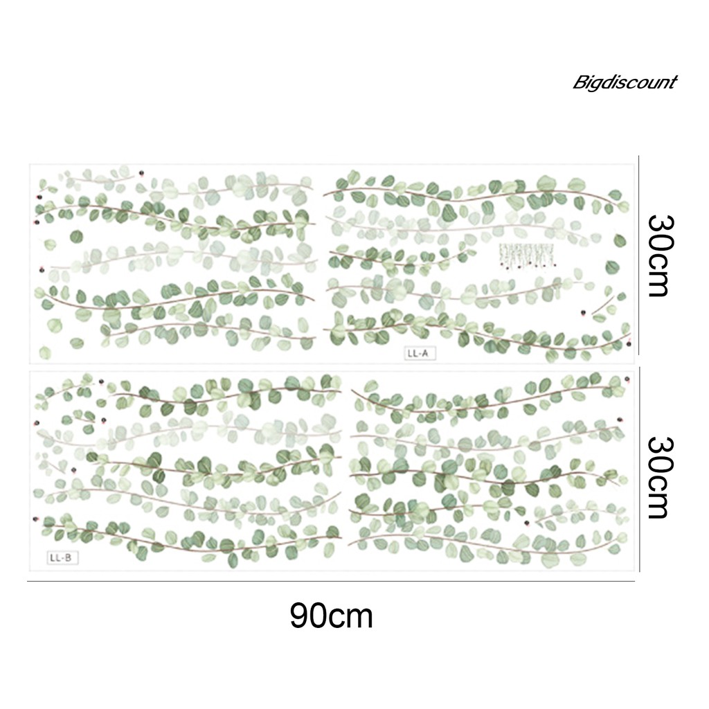 Miếng Dán Tường Thiết Kế Lá Cây Tự Làm Dễ Thương Đáng Yêu Dùng Để Trang Trí Nhà Cửa Tiện Dụng