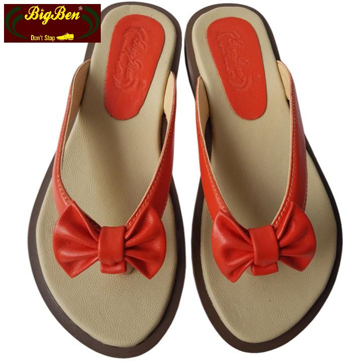 Dép Xỏ Ngón Nữ Da Bò BIGBEN DK41