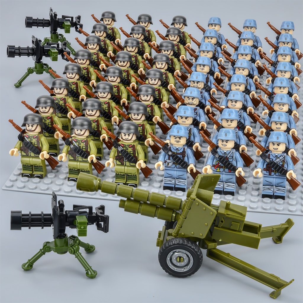 Bộ Đồ Chơi Lego Lắp Ráp Mô Hình Người Lính Đức