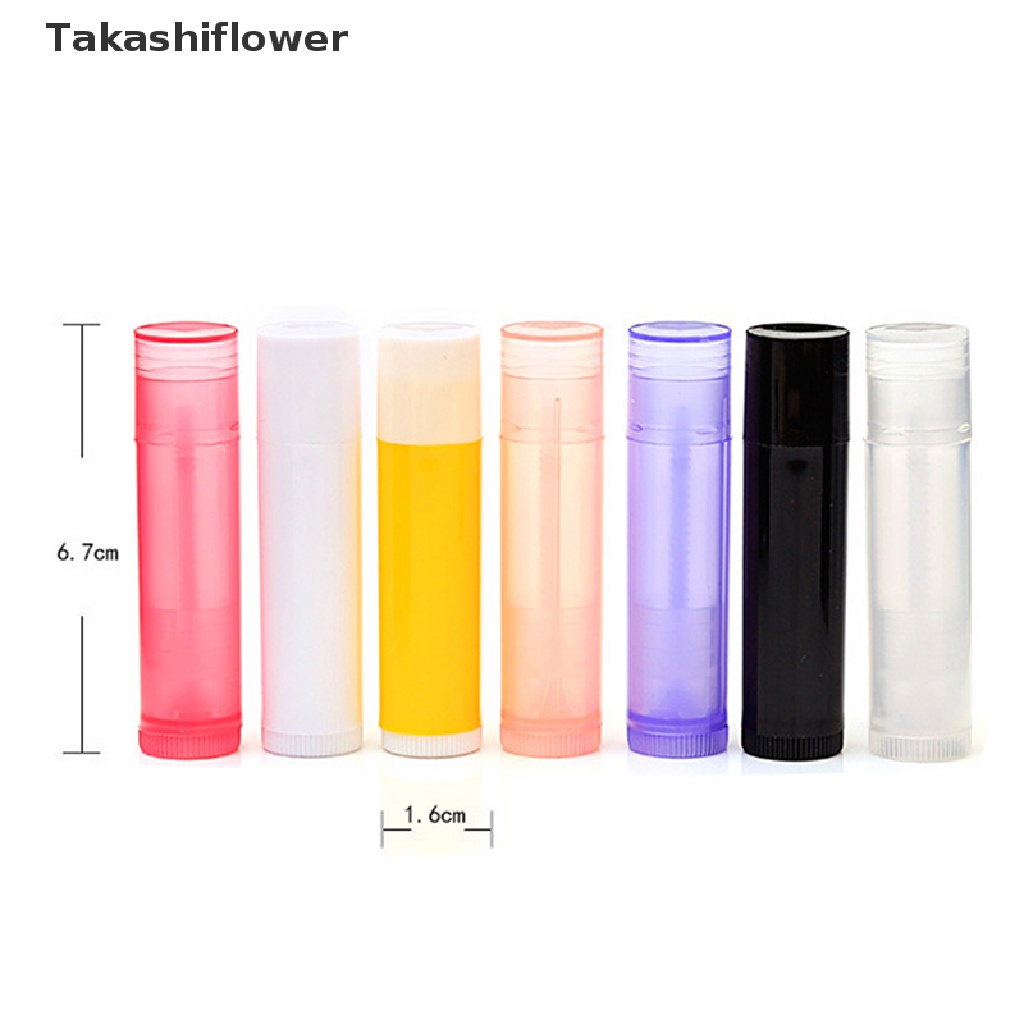 (Hàng Mới Về) Set 10 Ống Rỗng Đựng Son Môi 5g 7