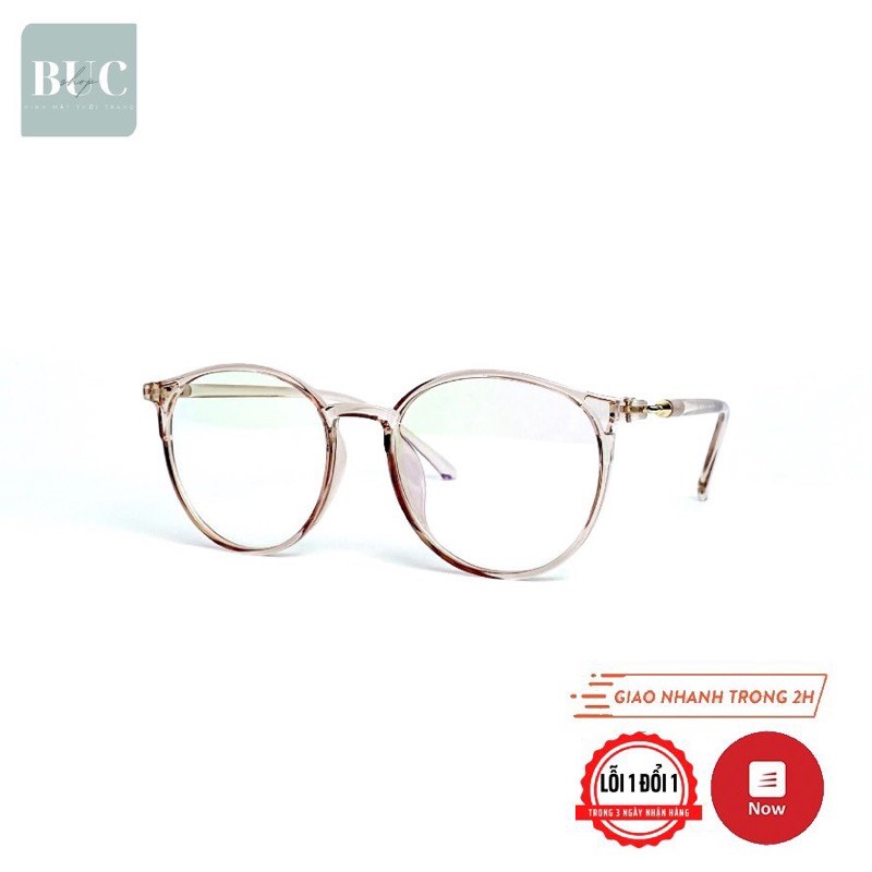 Gọng kính nhựa dẻo mắt tròn 513 BucShop dành cho nam nữ