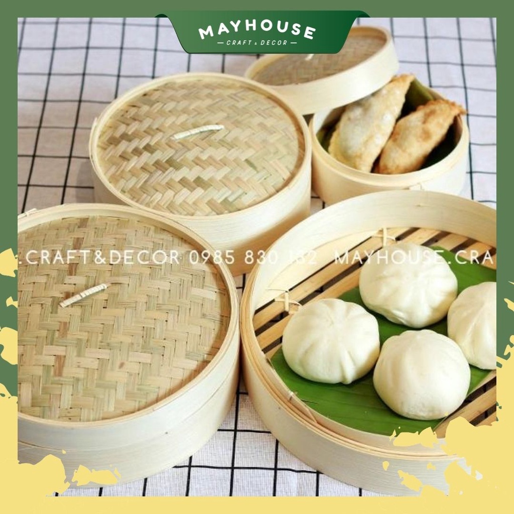 Xửng Hấp, Xửng Tre Bền Dày Xài Lâu, XƯỞNG MAYHOUSE, Giá Rẻ T12, Xửng Bánh Bao, Chõ Hấp Tre, Xửng Hấp Bánh Hấp Xôi