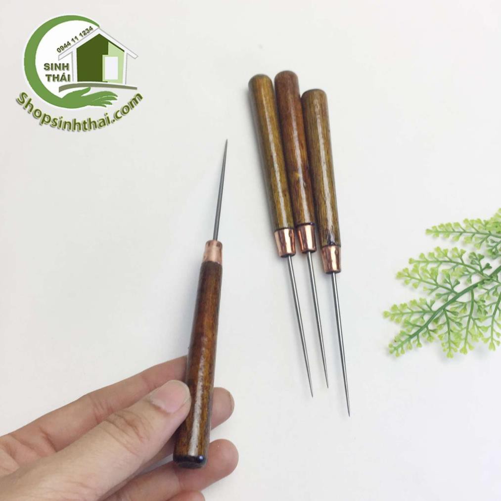 Cây dùi đục - dùi mũi nhọn cán gỗ 16cm