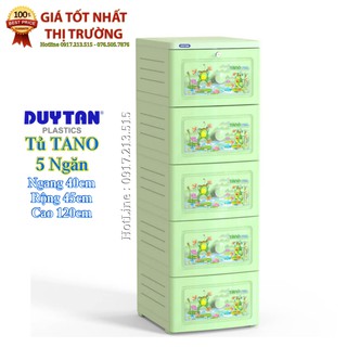 Tủ Nhựa TANO Duy Tân 5 Ngăn ( Có Khóa ) Tặng Tủ TOMI nhỏ