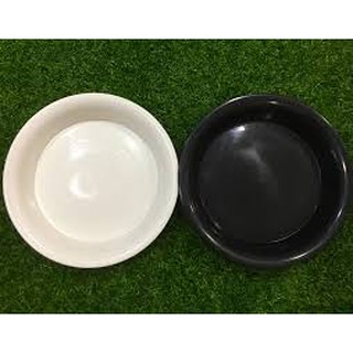 Đĩa nhựa tròn Trắng/Đen lót chậu cây loại 1 siêu dày đẹp (P1)