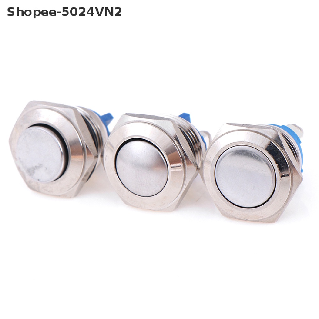 Công Tắc Nút Nhấn Kim Loại 16mm Tự Điều Chỉnh Không Cần Đóng Lại