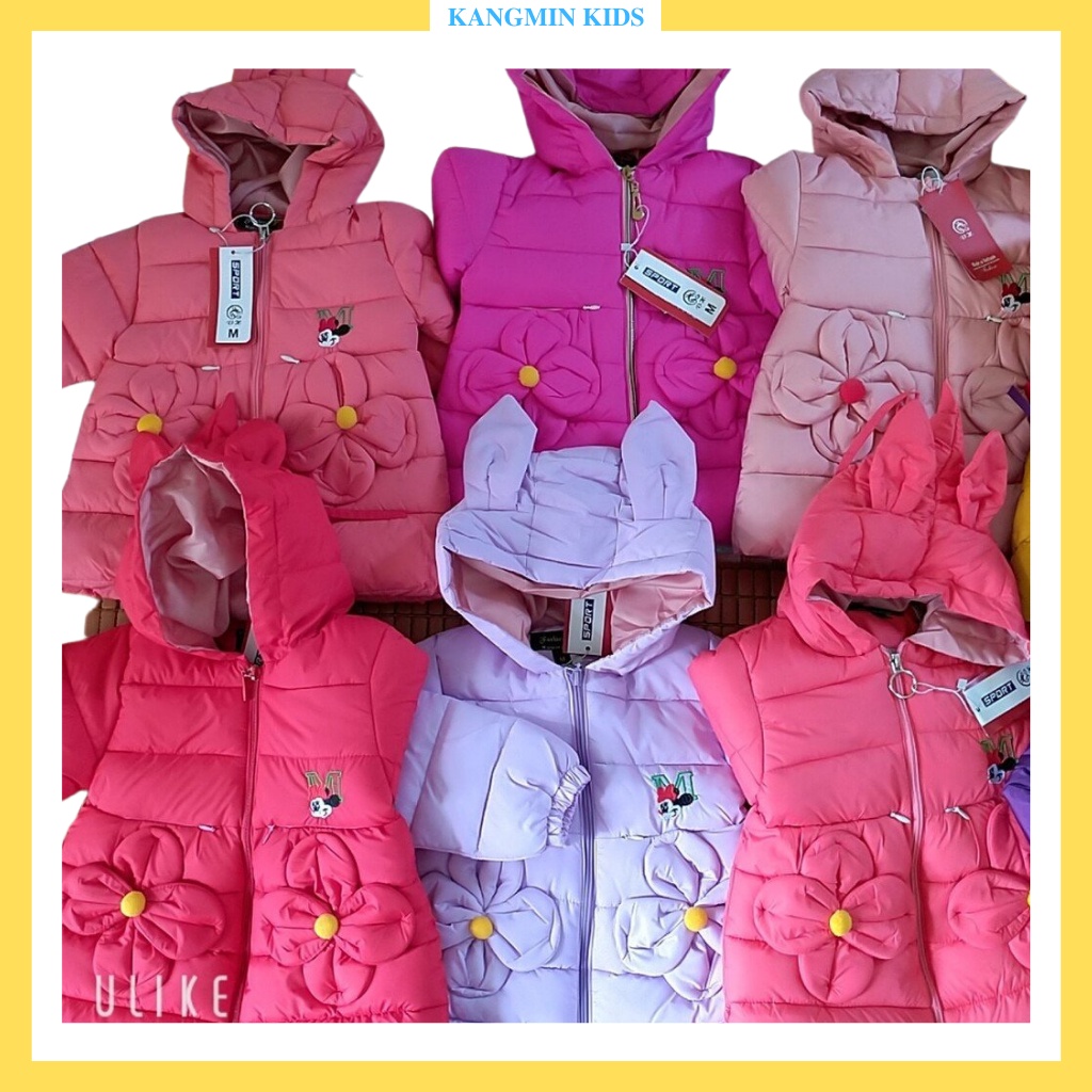Áo Phao cho bé KANGMIN KIDS, áo khoác  cho bé cực xinh từ 6 đến 16kg PO1