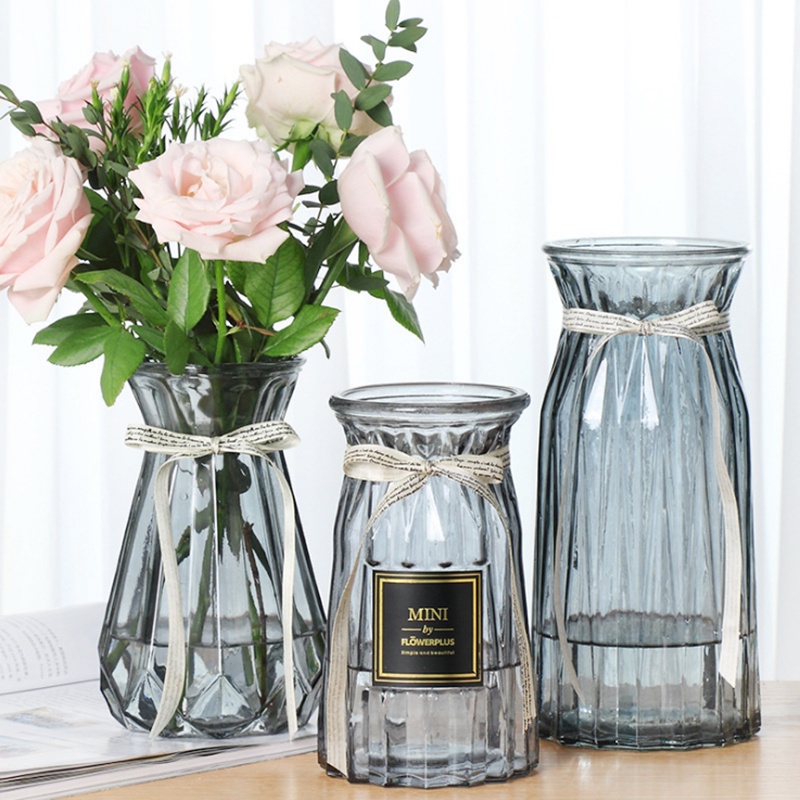 Bình cắm hoa - Bình thủy tinh cao cấp cắm hoa đơn giản, nhẹ nhàng B021