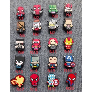 Combo 10 sticker-icon-charm-jibbitz-nút gắn dép.