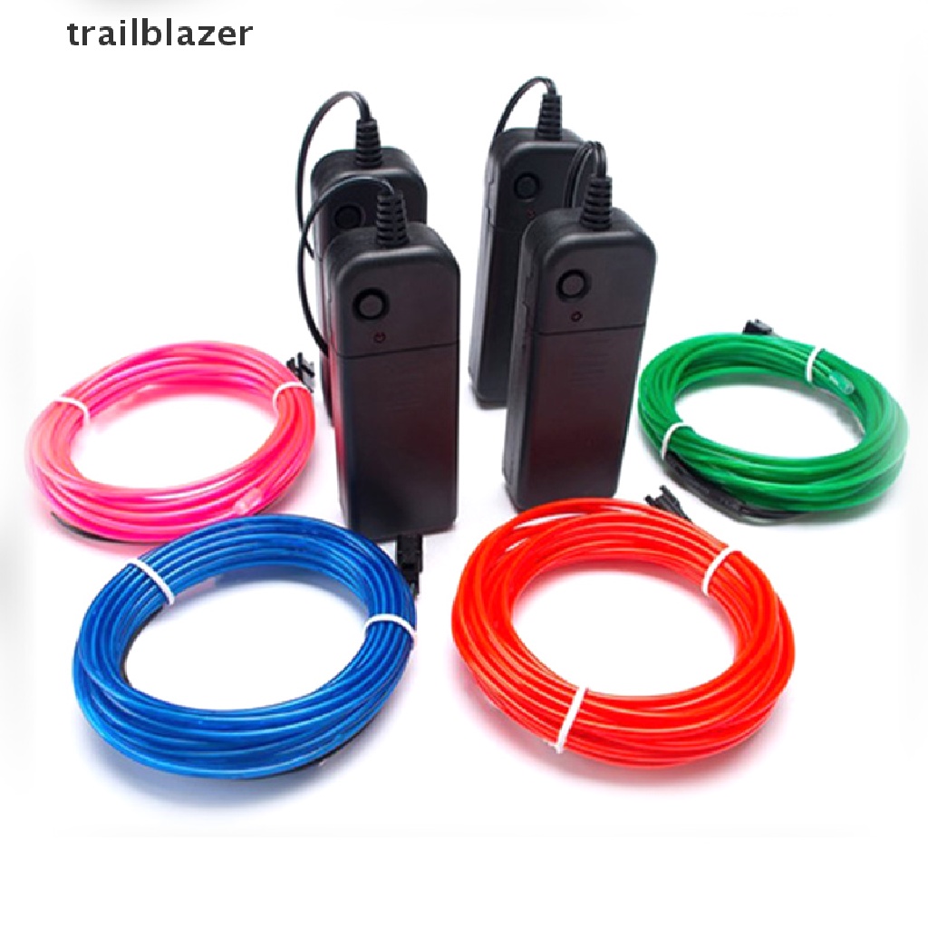 trailblazer 1/3/5M Glow Wire Cable LED Neon  DIY Costume Clothe Luminous Car Light Party Dec UIO