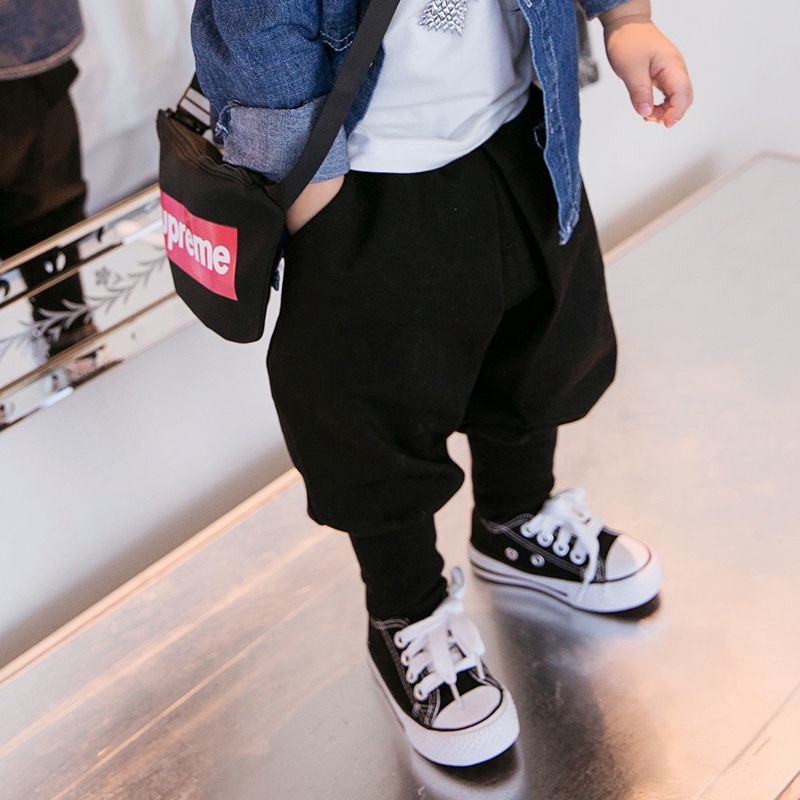 Quần dài dáng rộng thời trang mùa thu dành cho bé trai