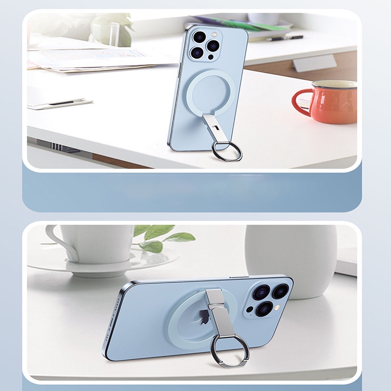 Lenuo Giá Đỡ Hút Nam Châm Điện Thoại Dạng Nhẫn Bằng Hợp Kim Nam Châm Thông Dụng Cho Magsafe