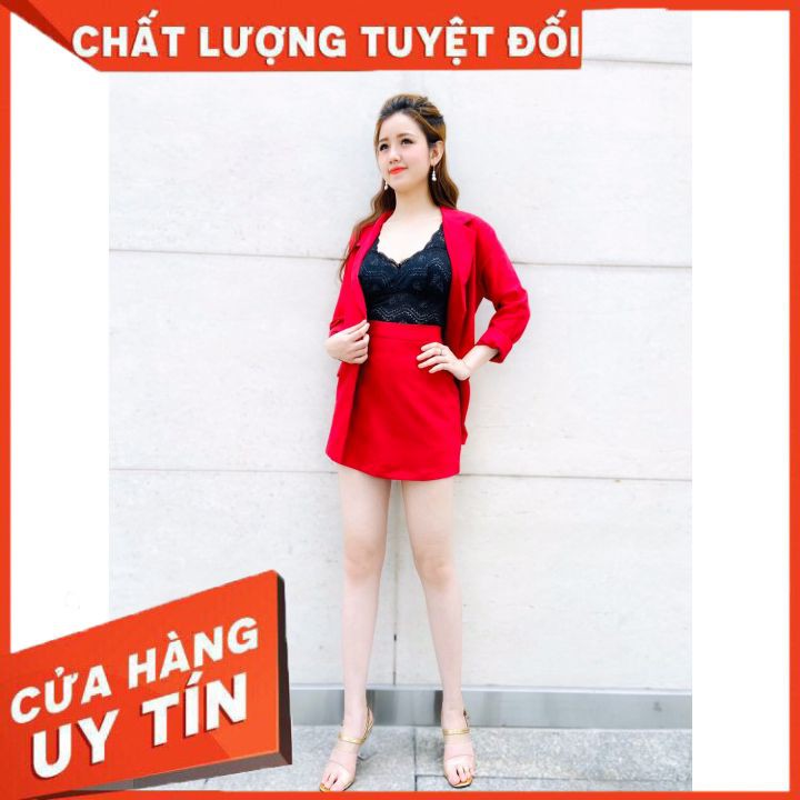 Set áo blazer chân váy, set vest hàng thiết kế, may kĩ, chất lượng cao, có nhiều màu, giá gốc xưởng may. | BigBuy360 - bigbuy360.vn