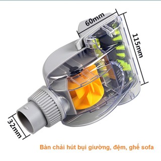 Đầu bàn chải rung hút bụi sofa, đệm, Phụ kiện máy hút bụi giường nệm, đệm bông