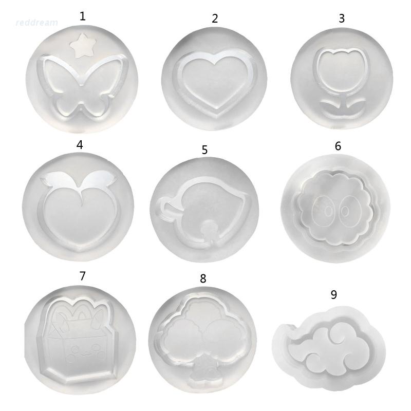 Khuôn Silicone Làm Đồ Thủ Công Hình Bướm Trái Tim