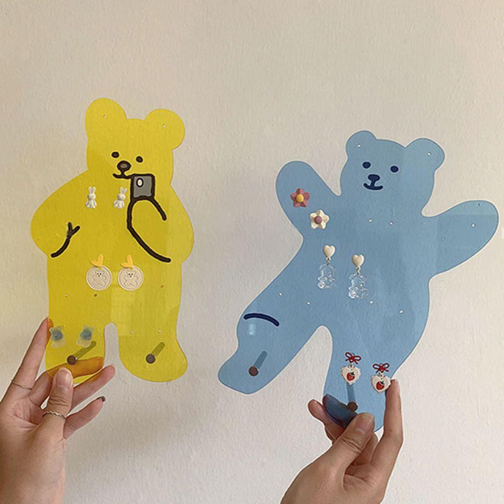 ANEMONE Giá Treo Bông Tai Bằng Acrylic Trong Suốt Phong Cách Hàn Quốc Dễ Thương Tiện Dụng Cho Nữ