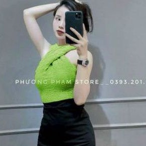 Áo xốp chéo cổ siêu hot sanh chảnh(vải siêu đẹp) NG aloha