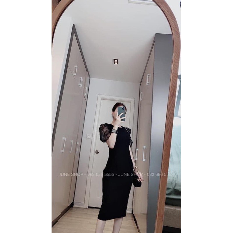 ban buôn váy đen tay bồng | BigBuy360 - bigbuy360.vn