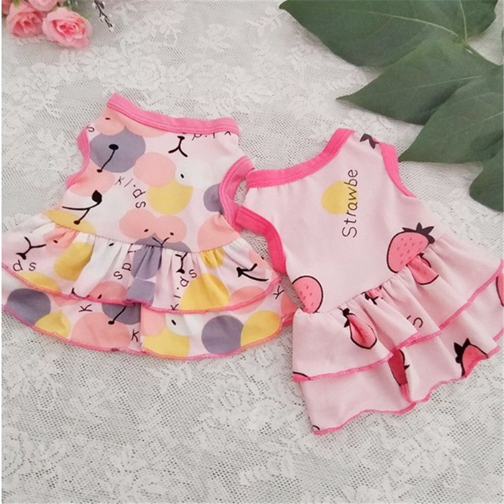 Đầm công chúa mini mềm co giãn thoải mái nhiều màu thời trang cho thú cưng