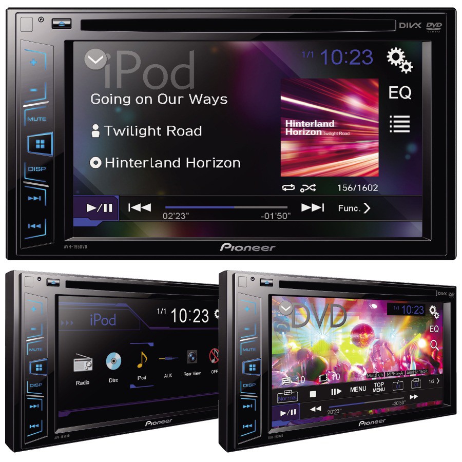 Pioneer AVH-A205BT Đầu đọc DVD đa chức năng liền màn hình cảm ứng