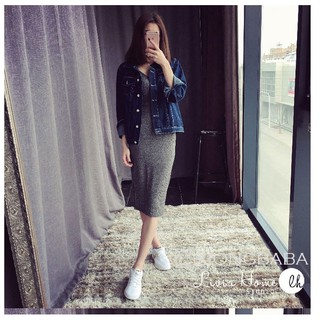ĐẦM THUN BODY 2 DÂY XẺ TÀ ĐƠN GIẢN CÁ TÍNH