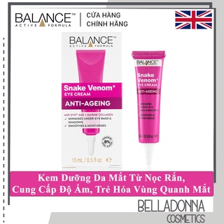 [HÀNG CHÍNH HÃNG] Kem Dưỡng Da Vùng Mắt Balance Snake Venom Eye Cream Anti-Ageing 15ml