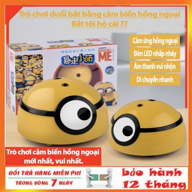 Minion troll cảm biến hồng ngoại tự chạy khi phát hiện người lại gần