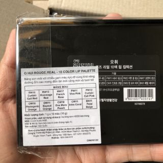 Bảng son lì O Hui 10 ô ( Hàng chính hãng )