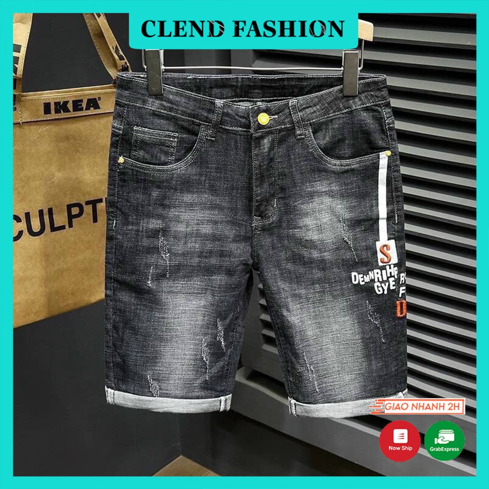 Quần Short , Quần Sọt Jean Nam Clend Fashion Chất Liệu Demin Co giãn Thoáng Mát Thời Trang Cao Cấp QE46 | BigBuy360 - bigbuy360.vn