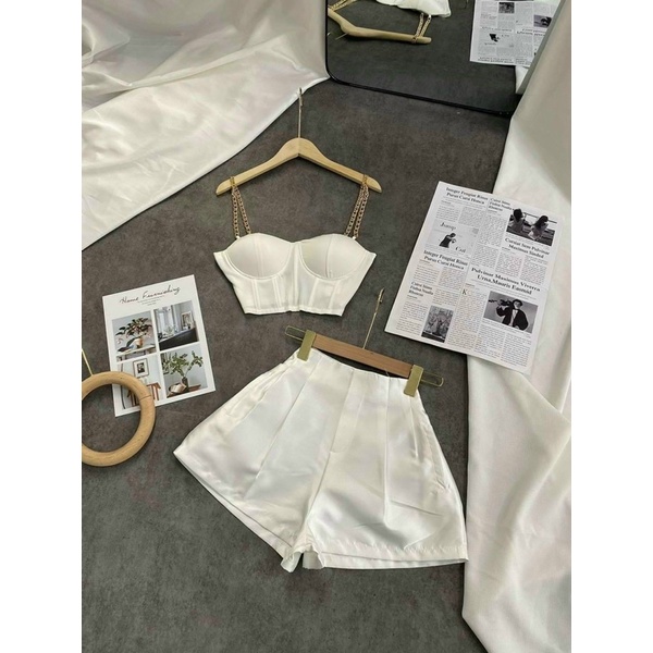 set hai dây xích quần đùi
