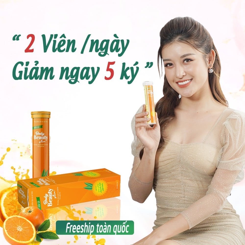 Viên sủi giảm cân Body beauty Slim chính hãng- giảm cân cấp tốc, an toàn hiệu quả- giảm ngay 7-10kg