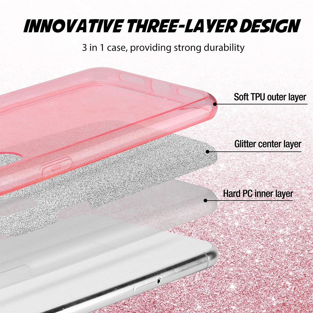 Ốp Điện Thoại Màu Trơn Lấp Lánh Thời Trang Cho Iphone 12 Mini 11 Pro Max 7 8 Plus Xr Xs Max