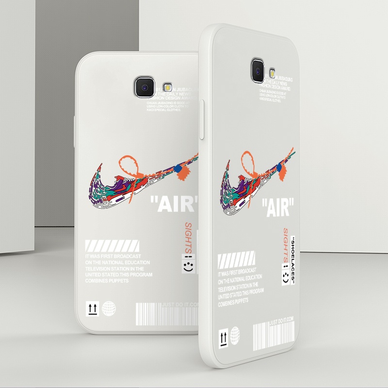 Ốp Điện Thoại In Logo Thời Trang Cho Samsung Galaxy J5PRIME J7PRO J6Plus2018 J72015 J7PRO J6Plus2018 M30S M62 Phone Casing Silicon Fashion Camera Lens Protector Full Cover simple Liquid silicone Cases