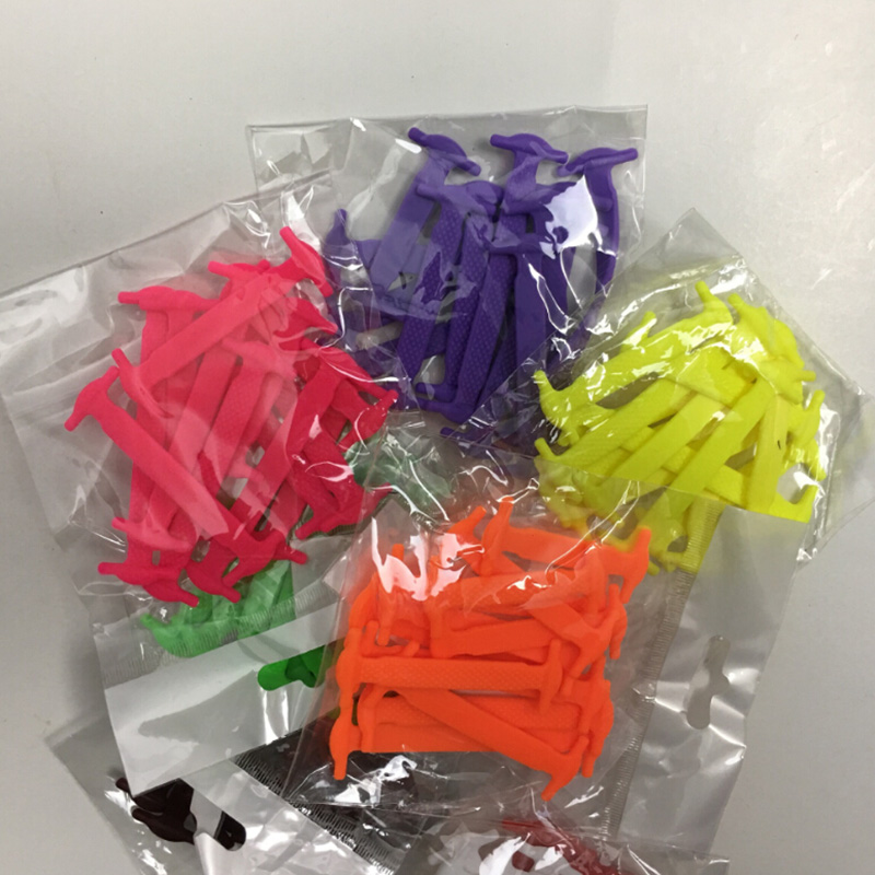 Set 16 dây giày silicon 12 màu tùy chọn chất lượng cao