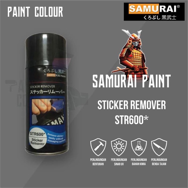 STR600 _ Chai tåy tem xe máy Samurai STR600*  tẩy sạch keo dán xe _ Sticker Remover  shop uy tín, giao nhanh , giá rẻ